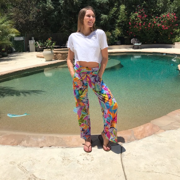 Anne Cole Tropicana Mesh Beach Pants - Picture 8 of 16